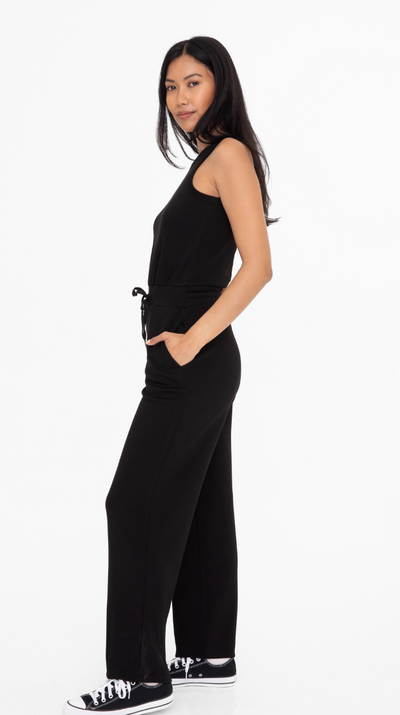 Keyhole Black Jumpsuit