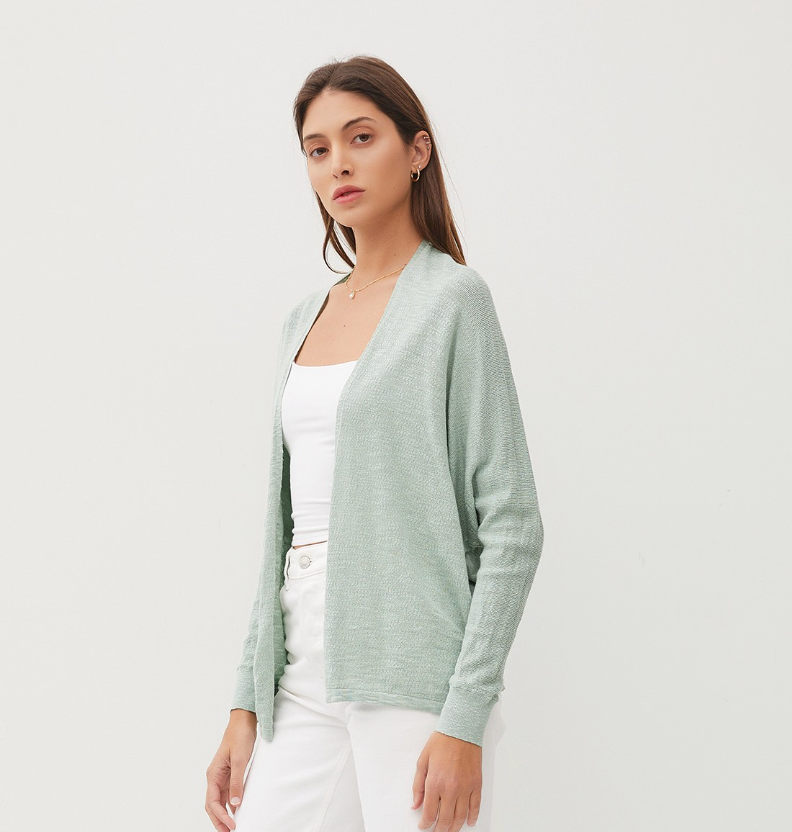 Slub Textured Cardigan