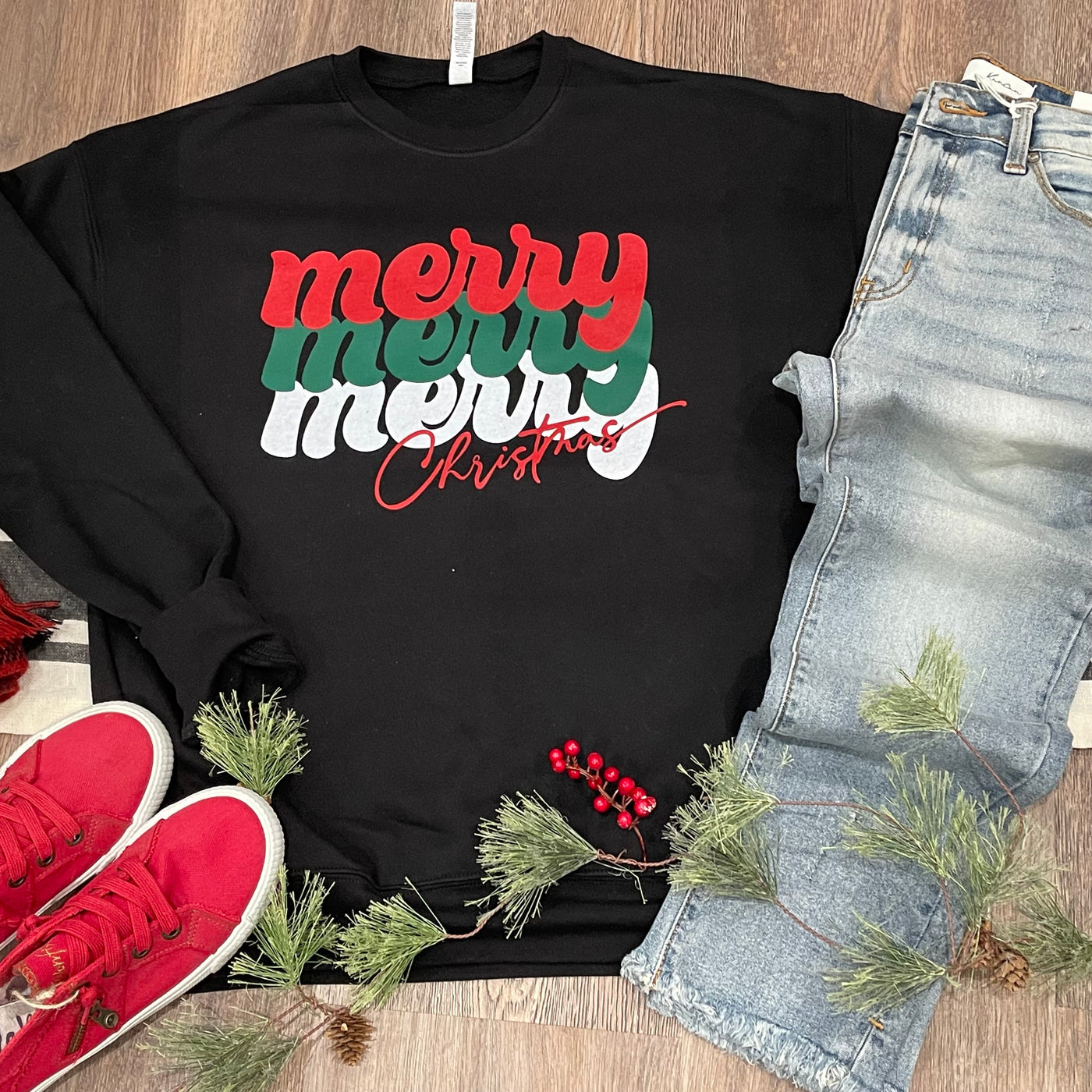 Merry Christmas Crewneck Sweatshirt