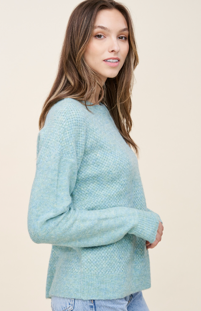 Mint Textured Sweater