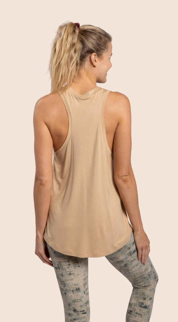 Butter Raw Edged Tank