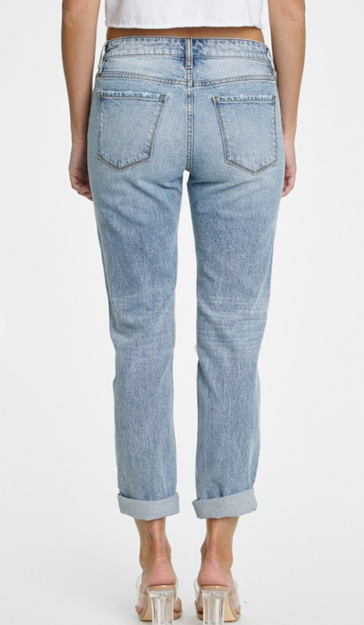 Eunina - Frankie Mid Rise Girlfriend Jean