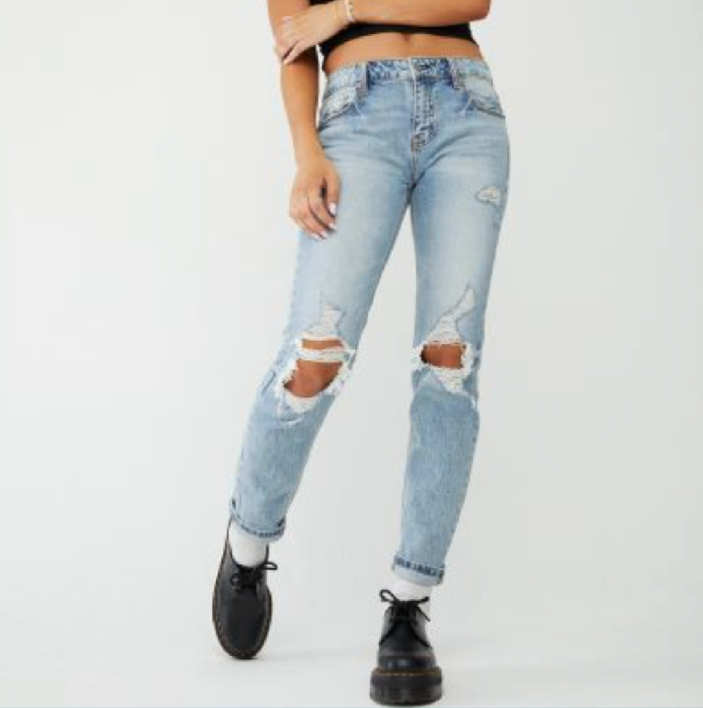 Eunina - Frankie Mid Rise Girlfriend Jean